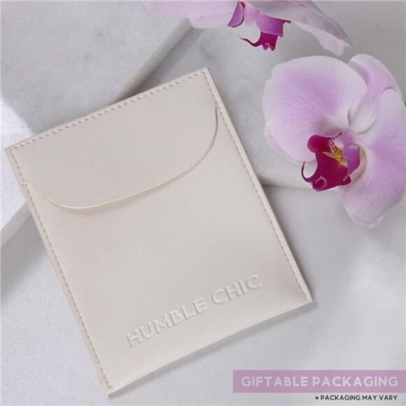 Geometric Chevron Hoop Threader Earrings for Women - Hypoallergenic Lightweight - Picture 6 of 7